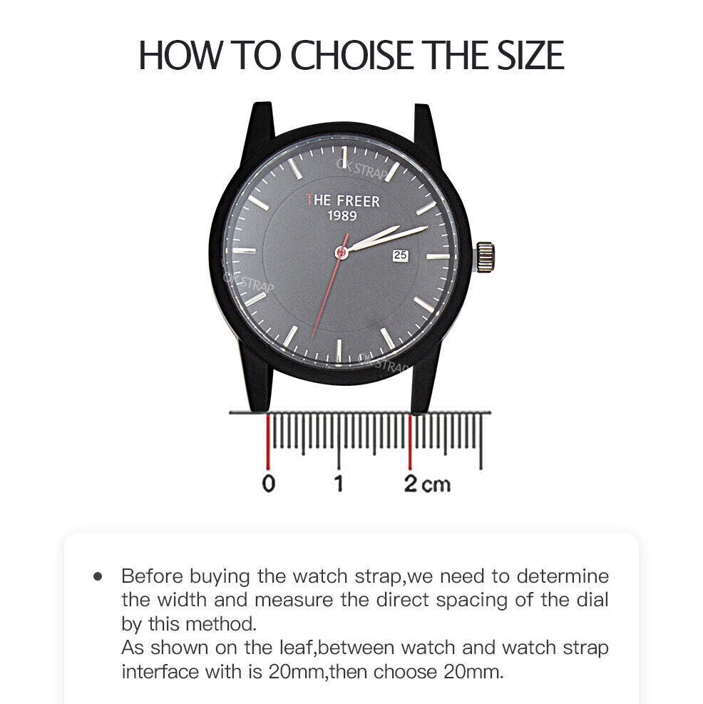 18mm 20mm 22mm Durable Military Woven Nylon Wrist Watch Band Quick Release Strap